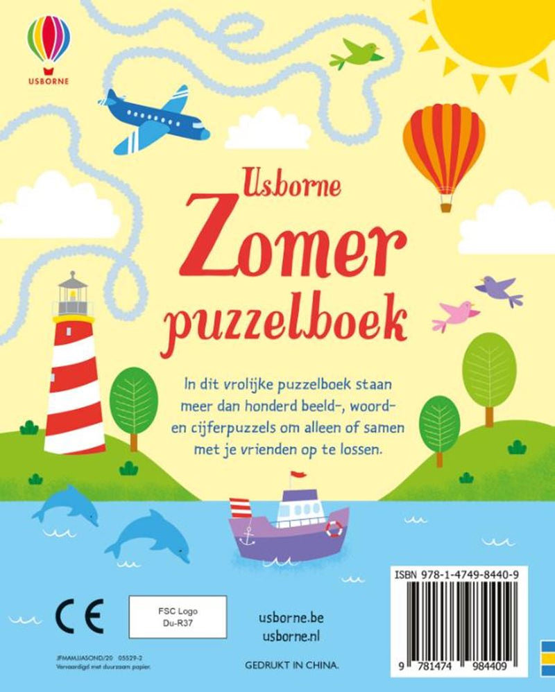 Load image into Gallery viewer, Nl - usborne zomerpuzzelboek. 6+