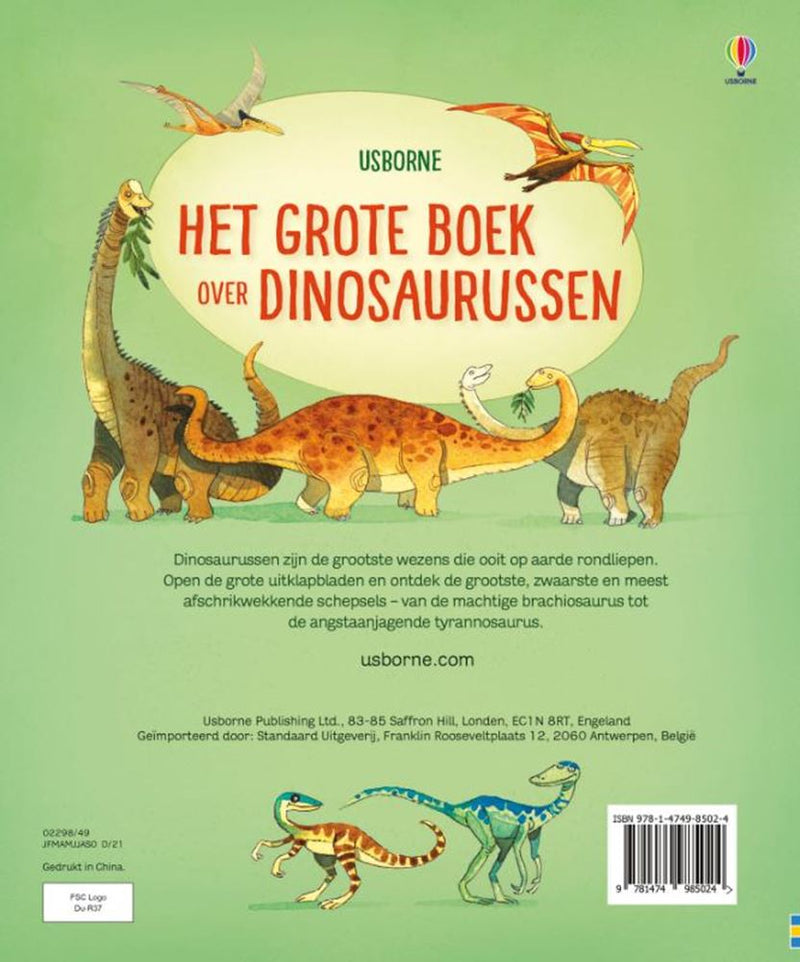 Load image into Gallery viewer, Wpg uitgevers het grote boek over grote dinosaurussen