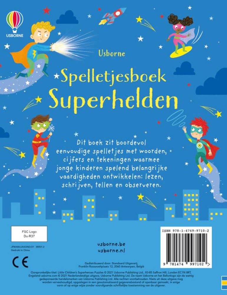 Load image into Gallery viewer, Spelletjesboek superhelden. 5+