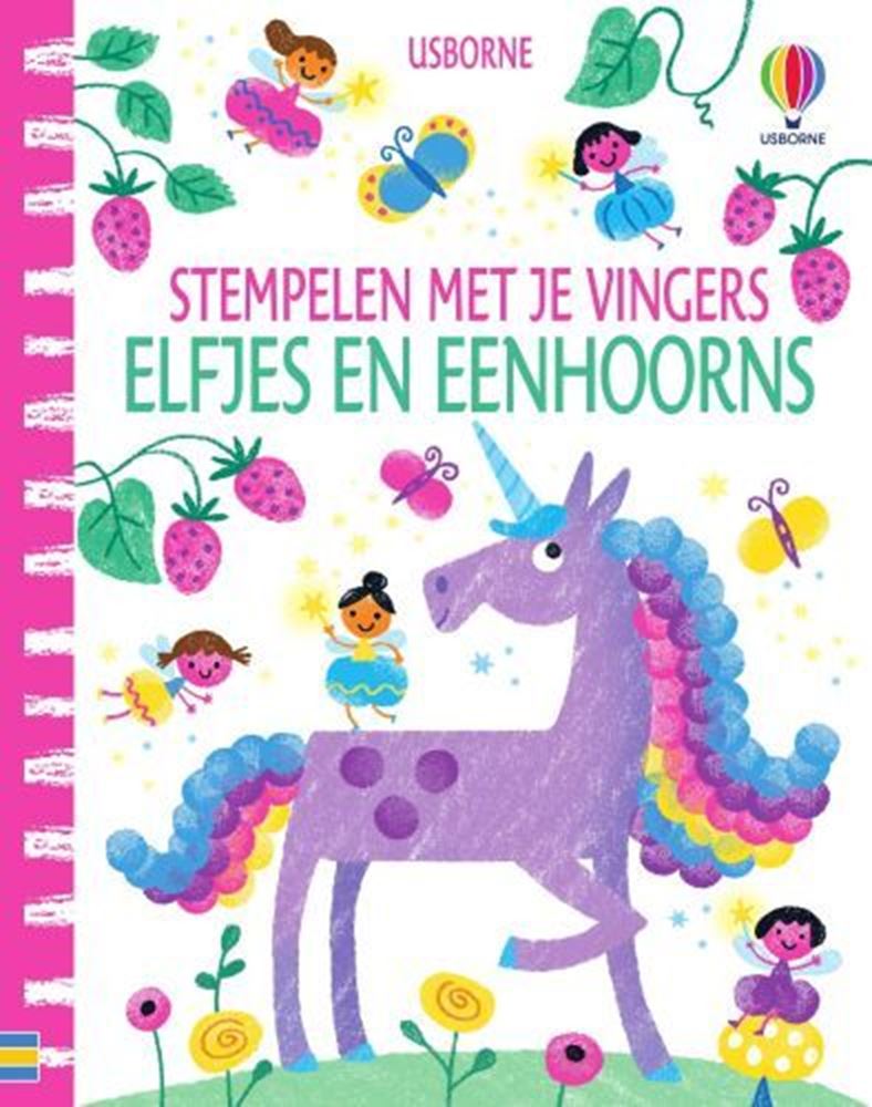 Load image into Gallery viewer, Wpg uitgevers stempelen met je vingers - elfjes en eenhoorns