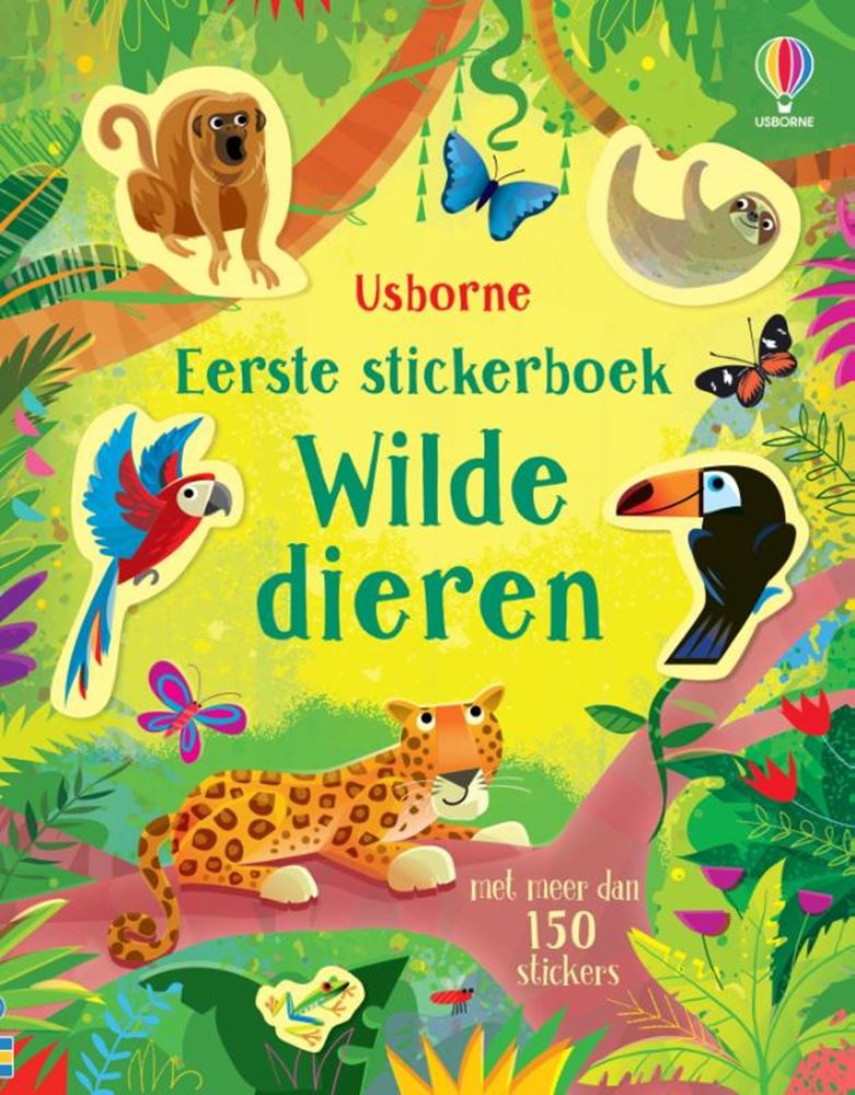 Load image into Gallery viewer, Eerste stickerboek: wilde dieren. 4+