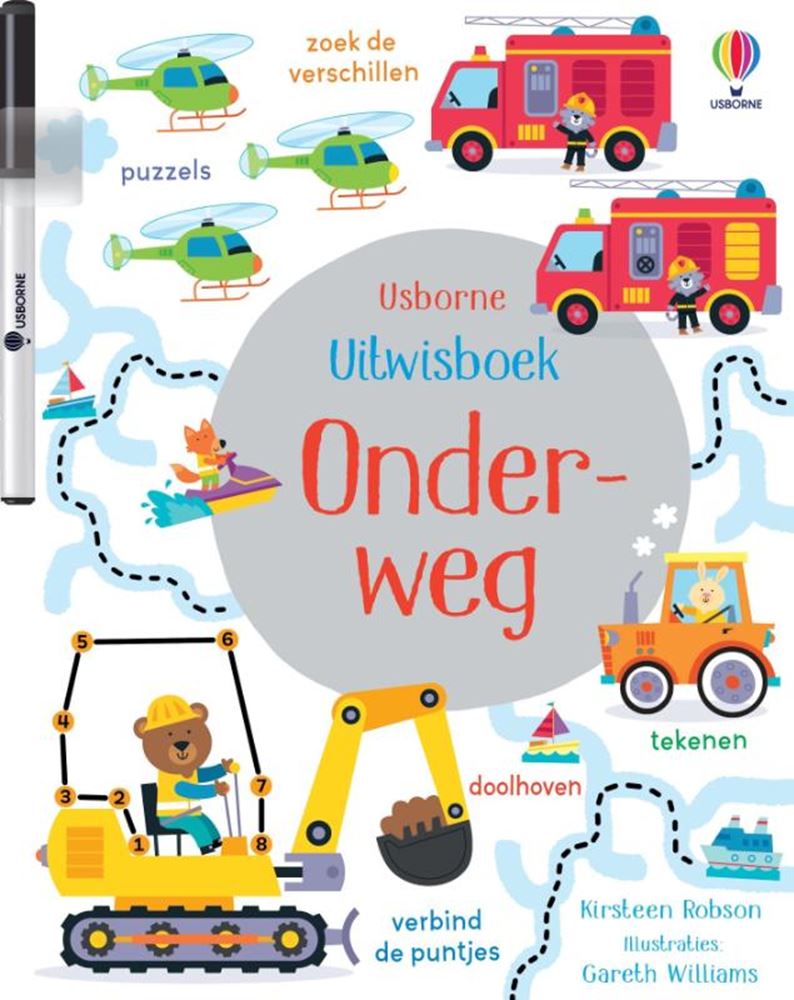 Load image into Gallery viewer, Uitwisboek met stift. onderweg 3+