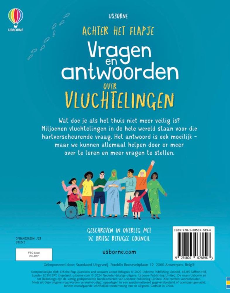 Load image into Gallery viewer, Over vluchtelingen. kartonboek. 4+