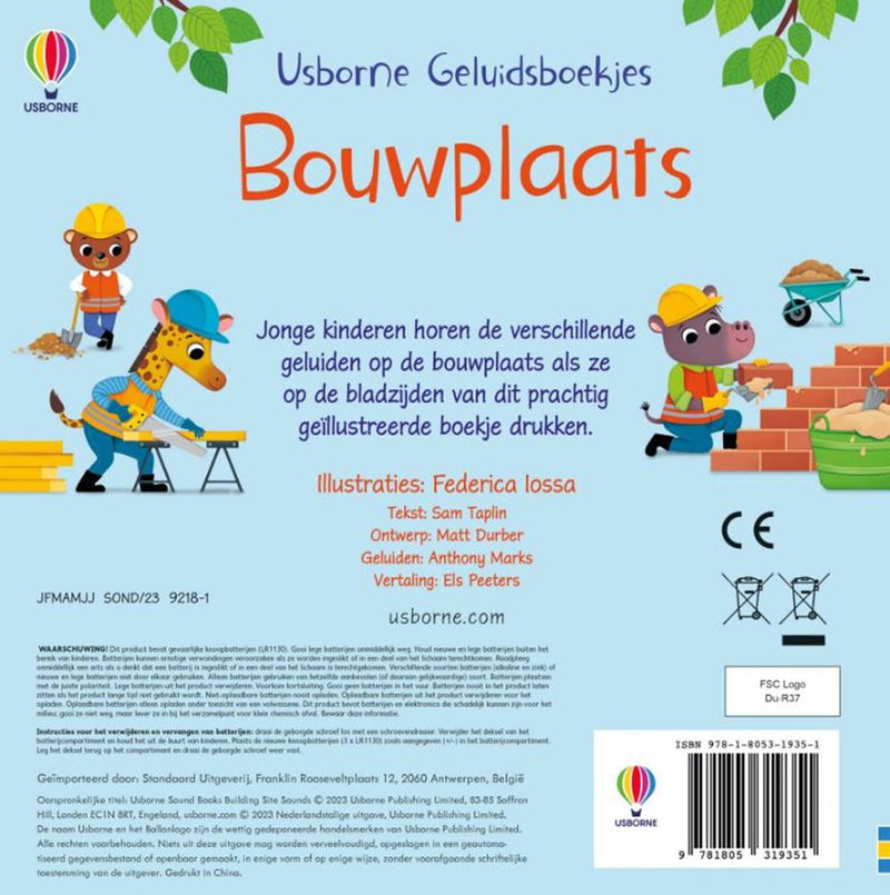 Load image into Gallery viewer, Geluidenboek bouwplaats 1+