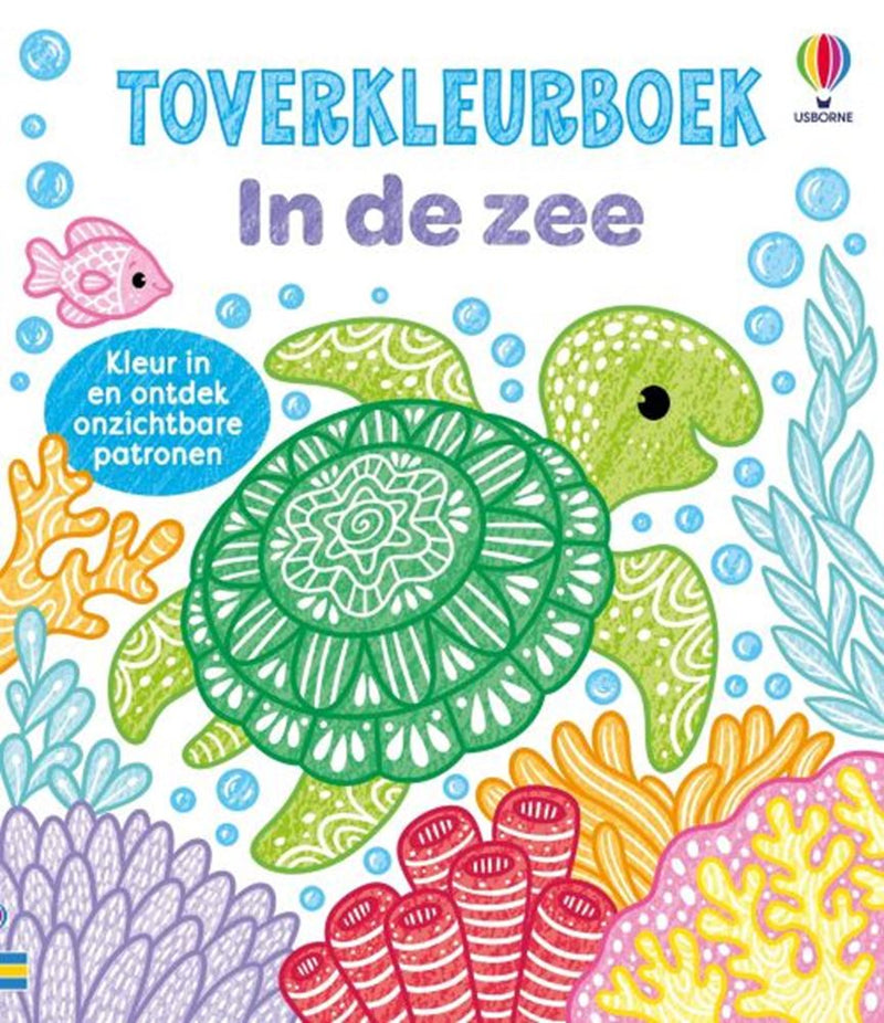 Load image into Gallery viewer, Toverkleurboek: in de zee. 3+