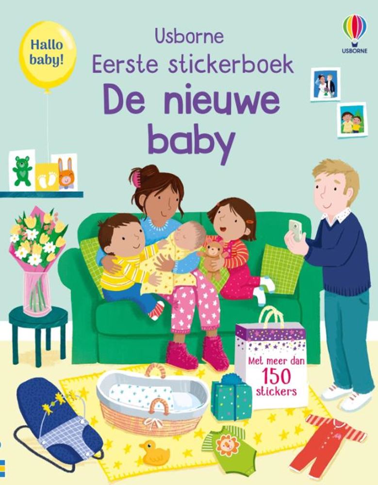 Load image into Gallery viewer, De nieuwe baby. stickerboek. 3+