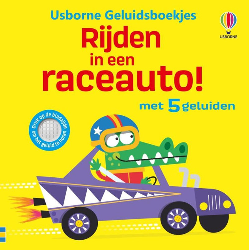 Load image into Gallery viewer, Geluidenboek: rijden in een raceauto! 1+