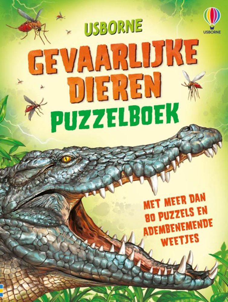 Load image into Gallery viewer, Puzzelboek: gevaarlijke dieren. 7+