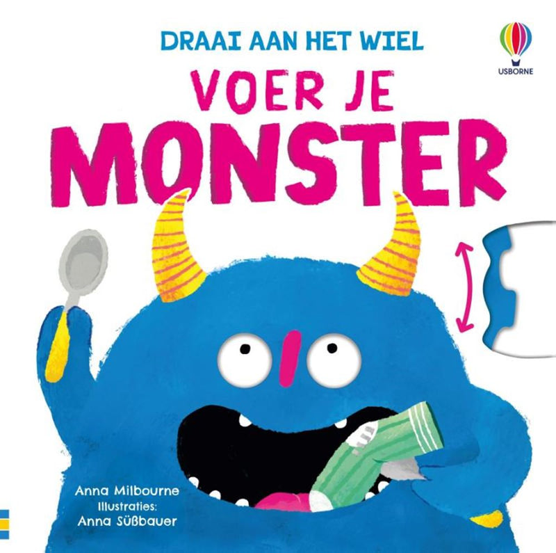 Load image into Gallery viewer, Kartonboek: voer je monster 1+