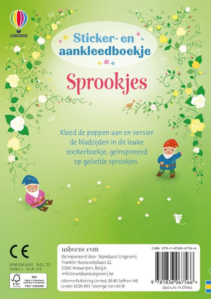 Load image into Gallery viewer, Stickerboek sprookjes 4+