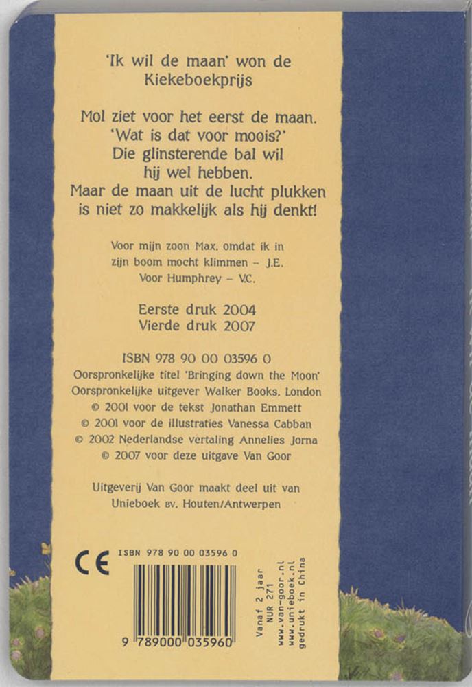 Load image into Gallery viewer, Ik wil de maan. 3+ kartonboek