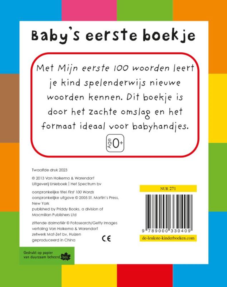Load image into Gallery viewer, Mijn eerste 100 woorden, mini. 2+