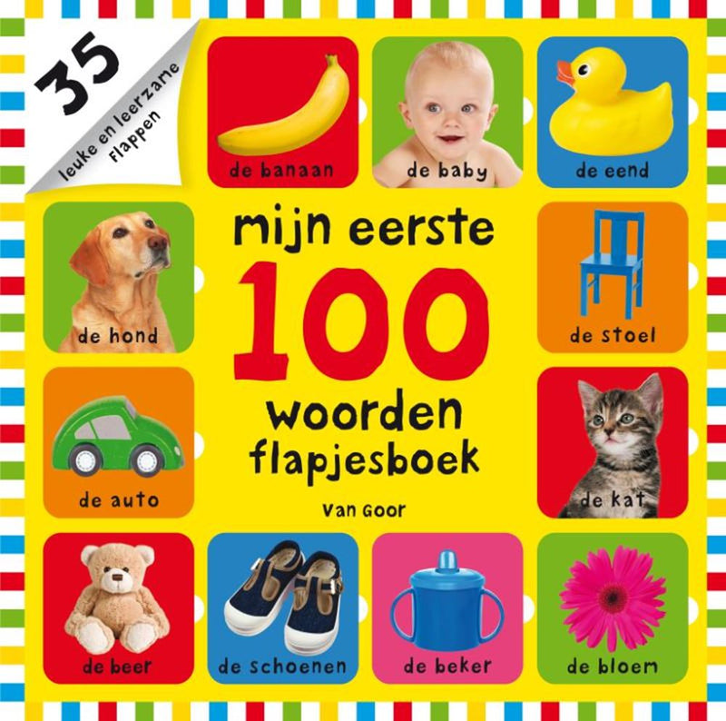 Afbeelding laden in galerijviewer, Centraal boekhuis mijn eerste 100 woorden flapjesboek