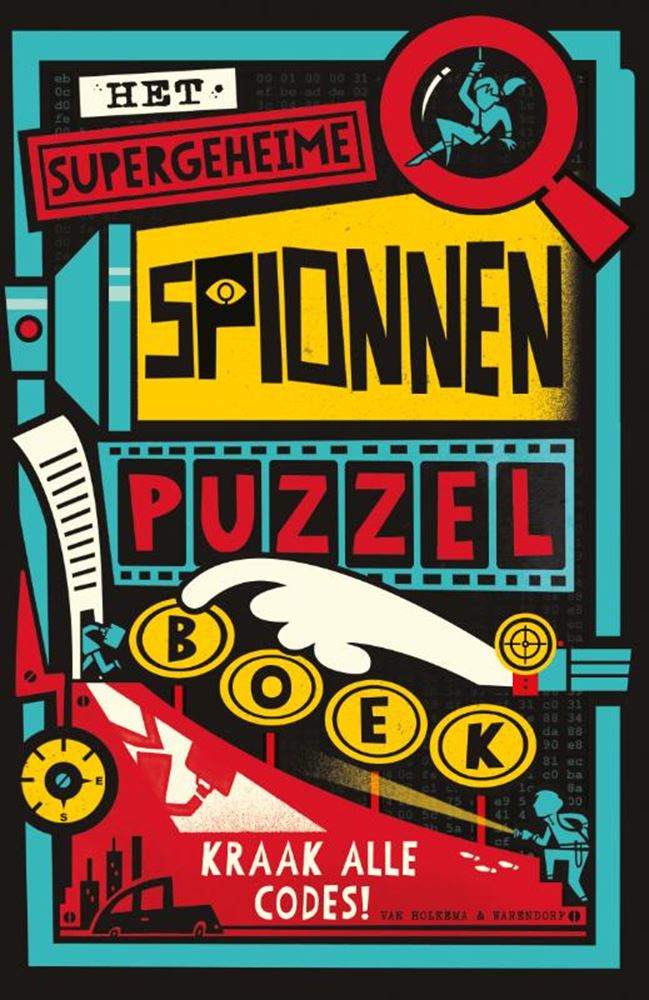 Load image into Gallery viewer, Van holkema warendorf het supergeheime spionnenpuzzelboek. 9+