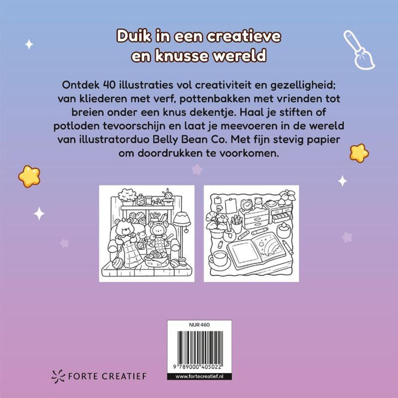 Load image into Gallery viewer, Cozy cute in het atelier. kleurboek.
