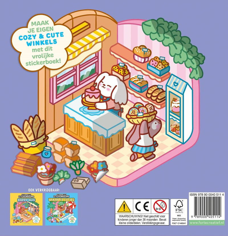 Load image into Gallery viewer, Cozy stickerboek comfy winkels -