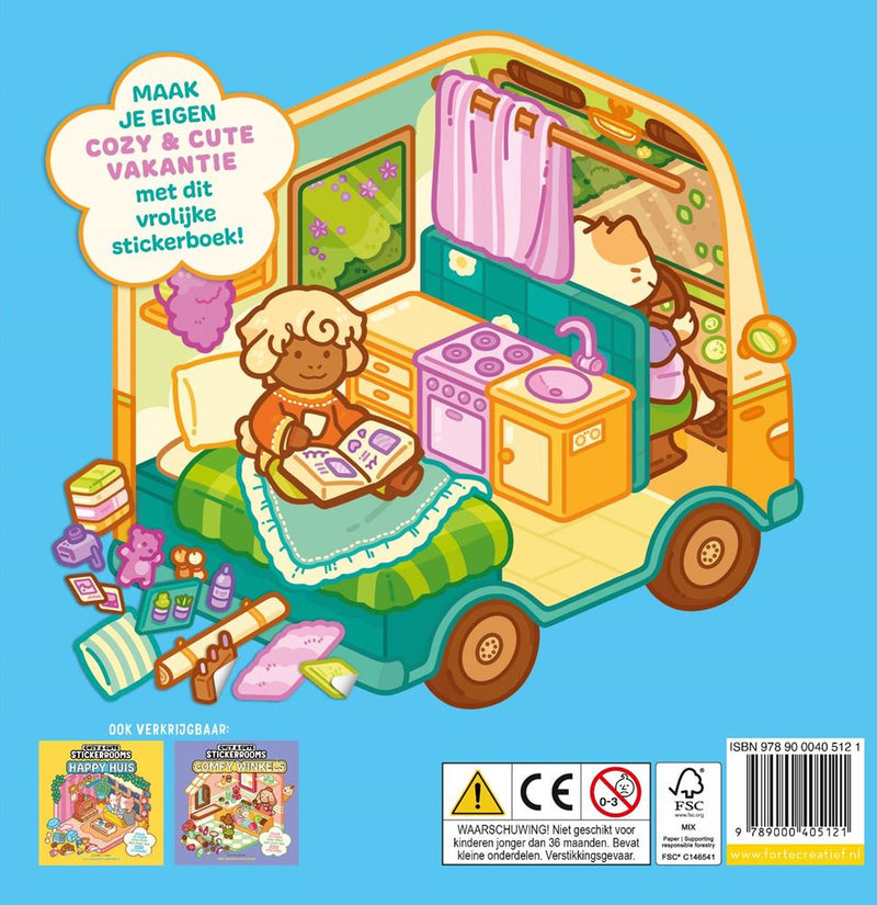 Load image into Gallery viewer, Cozy stickerboek vakantie cuties -