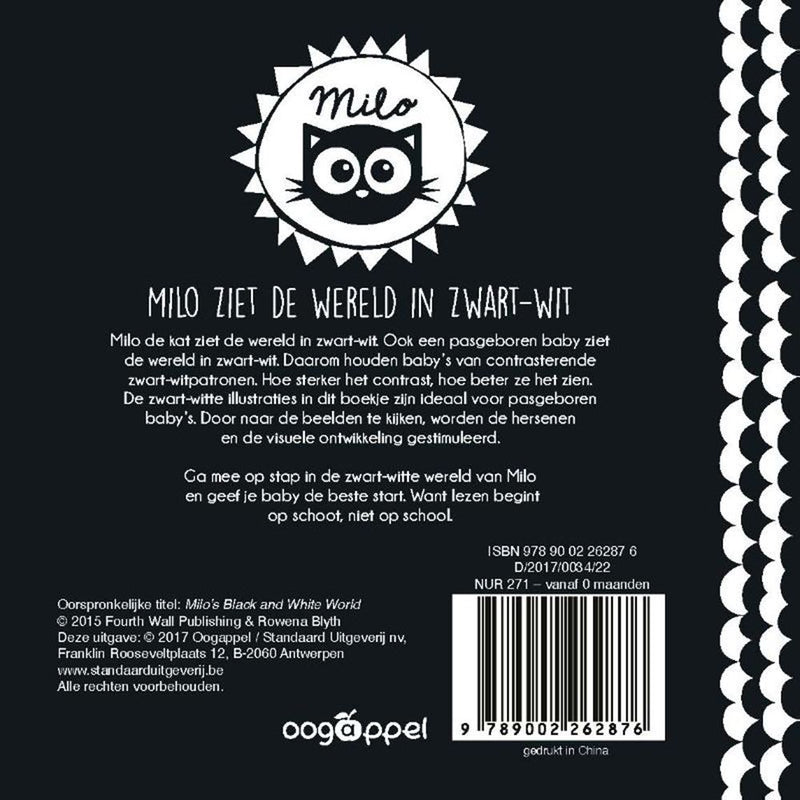 Load image into Gallery viewer, Milo ziet de wereld in zwart-wit (karton