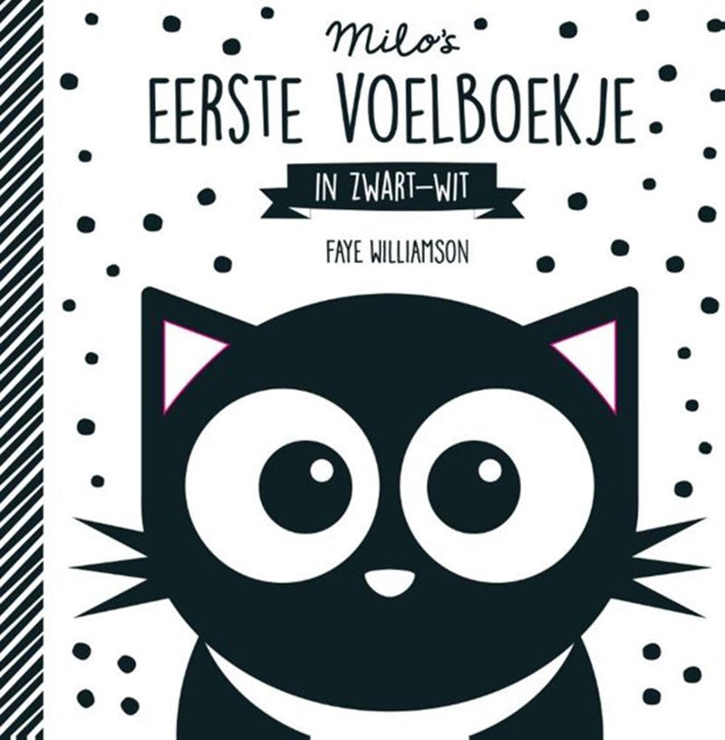 Load image into Gallery viewer, Wpg uitgevers milo's eerste voelboekje in zwartwit