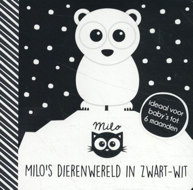 Load image into Gallery viewer, Milo's dierenwereld in zwart-wit. 0+