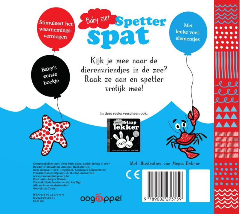Load image into Gallery viewer, Baby ziet: spetter spat. 0+
