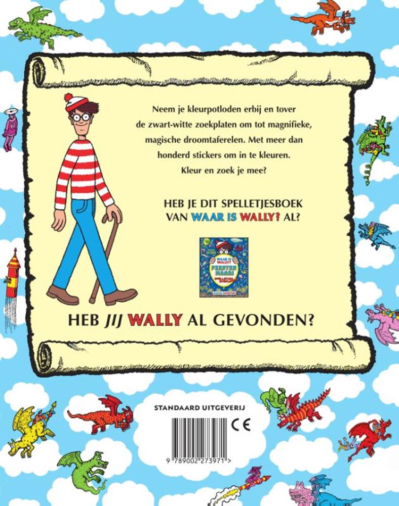 Load image into Gallery viewer, Wpg uitgevers waar is wally? draken en dromen kleurboe