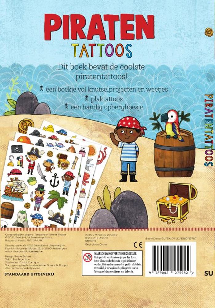 Load image into Gallery viewer, Piratentattoo's. 4+