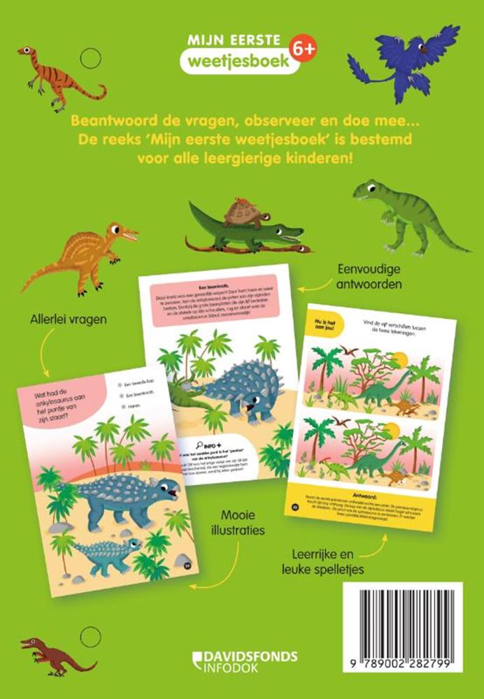 Load image into Gallery viewer, Mijn eerste weetjesboek: dinosaurussen