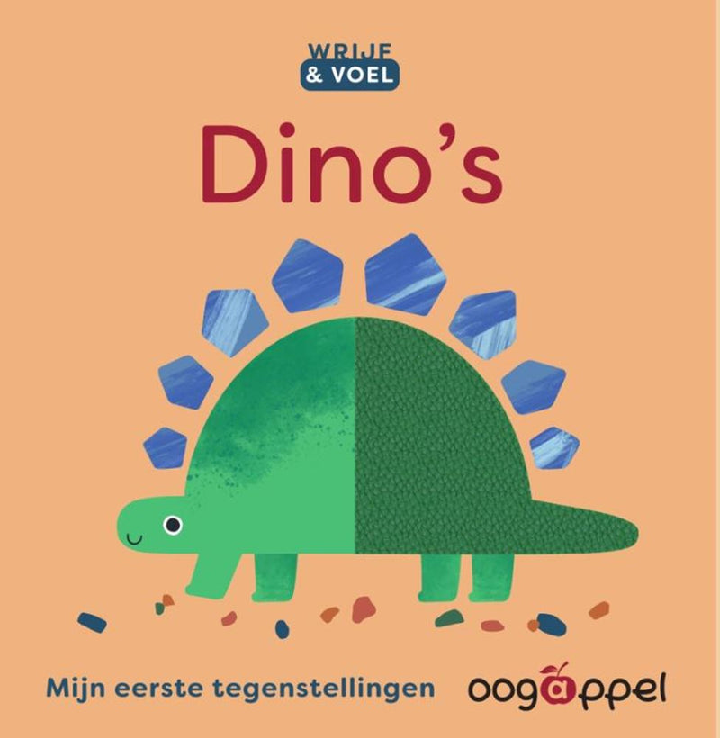 Load image into Gallery viewer, Voelboek: wrijf voel: dino's 2+