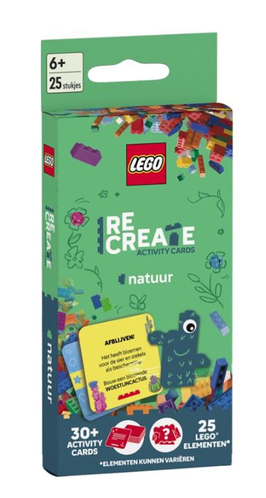 Load image into Gallery viewer, Lego recreate activity cards: natuur 6+