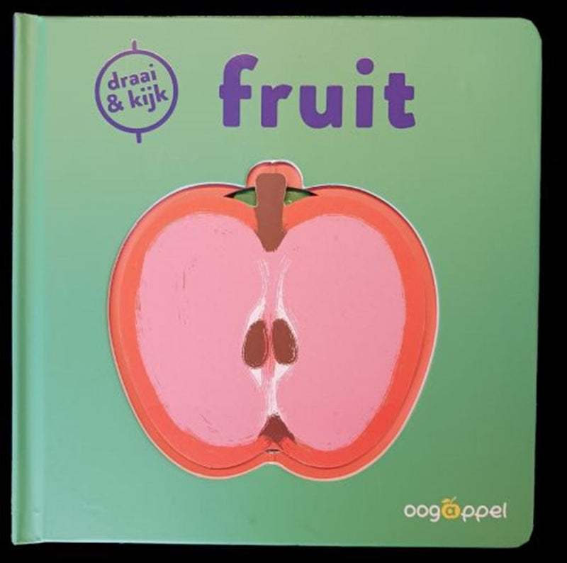Load image into Gallery viewer, Kartonboek: draai en kijk fruit 4+