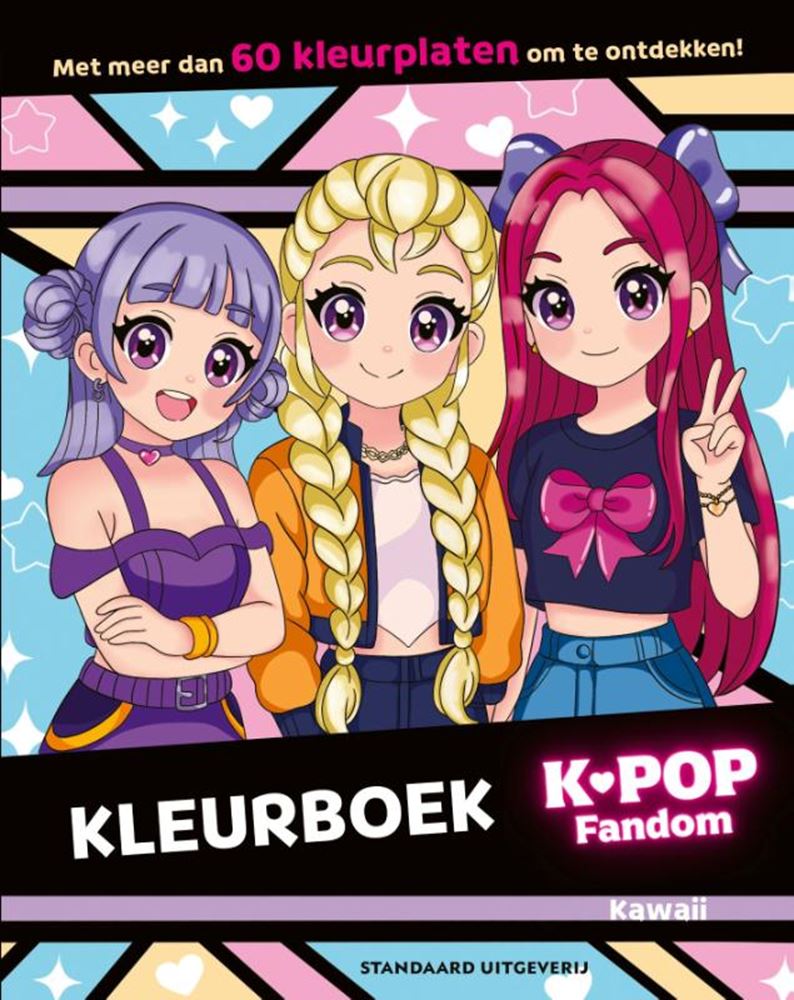 Load image into Gallery viewer, K-pop fandom kleurboek 7+