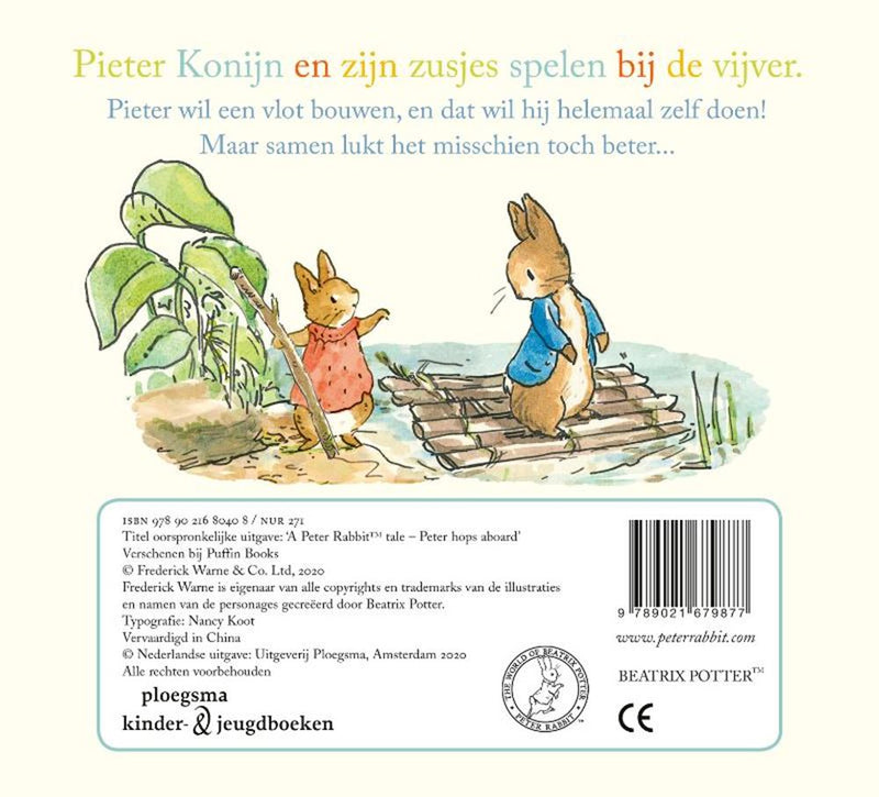 Load image into Gallery viewer, Pieter konijn, schuitje varen. 3+