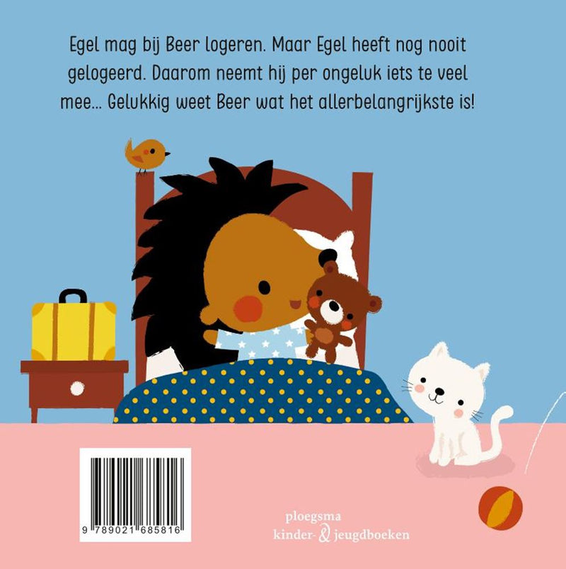 Load image into Gallery viewer, Egel gaat logeren. kartonboek. 2+