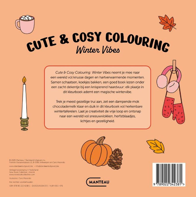 Load image into Gallery viewer, Cute cosy colouring. winter vibes.