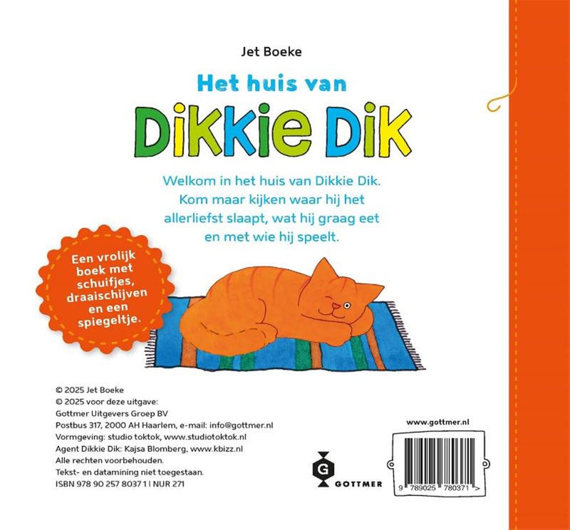 Load image into Gallery viewer, Kartonboek: het huis van dikkie dik 2+