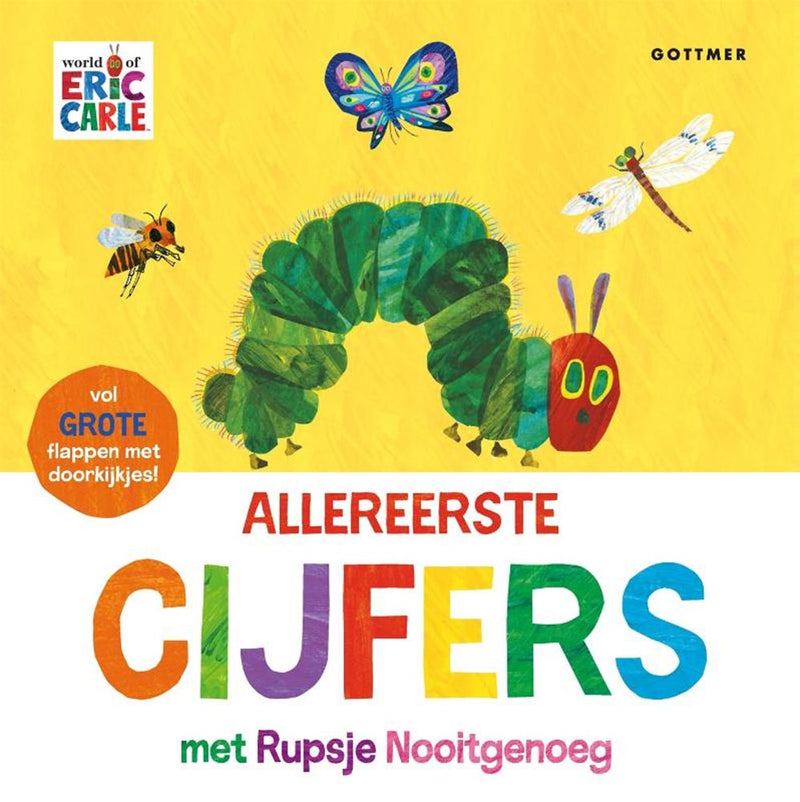 Load image into Gallery viewer, Allereerste cijfers met rupsje nooitgeno