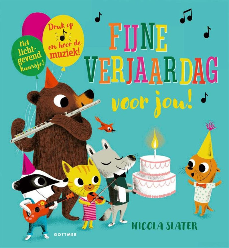Load image into Gallery viewer, Gottmer uitgevers groep geluidenboek fijne verjaardag voor jou!