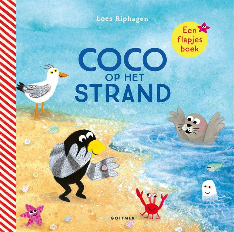 Load image into Gallery viewer, Coco op het strand. kartonboek. 1+
