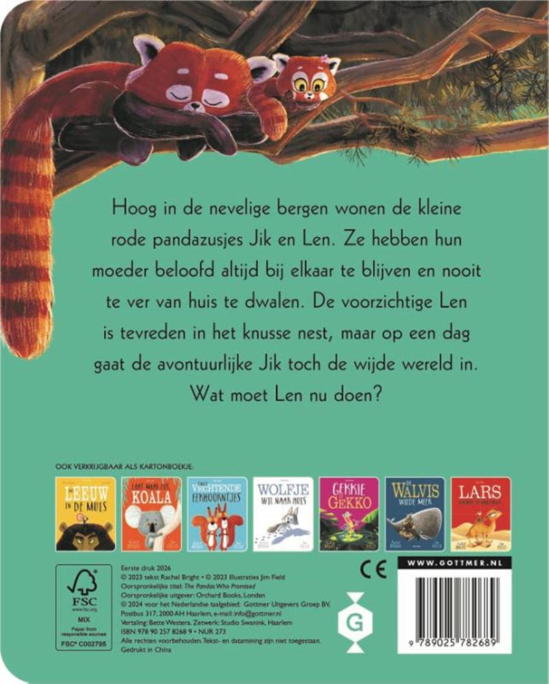 Load image into Gallery viewer, Beloofd is beloofd, kleine panda's. kart
