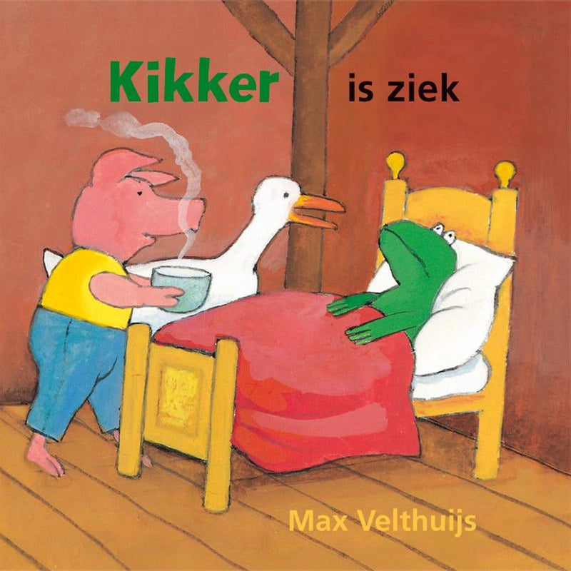 Load image into Gallery viewer, Centraal boekhuis kikker is ziek (karton). 2+
