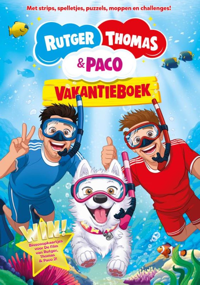Load image into Gallery viewer, Het vakantieboek van rutger, thomas en p