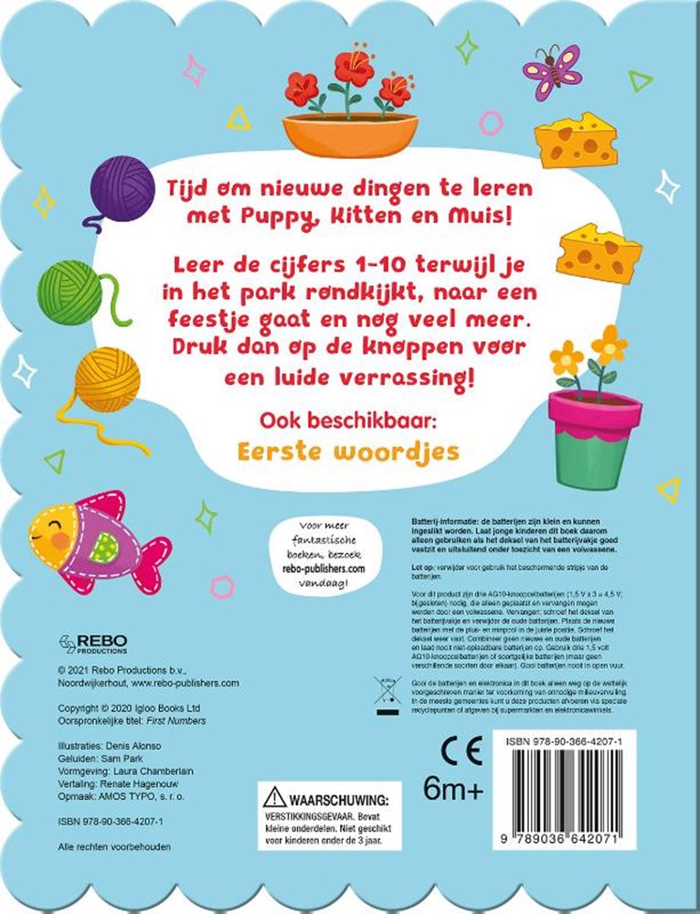 Load image into Gallery viewer, Rebo publishers geluidenboek eerste cijfers
