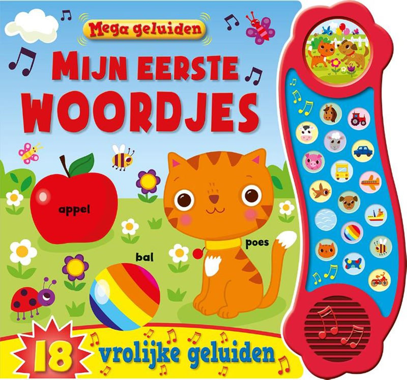 Load image into Gallery viewer, Geluidenboek: mijn eerste woordjes. 3+