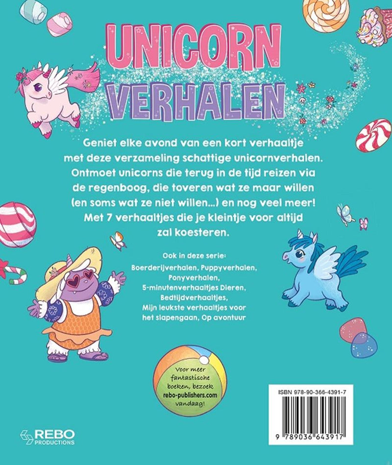 Load image into Gallery viewer, Rebo publishers unicorn verhalen. 5 minuten verhalen. 4+