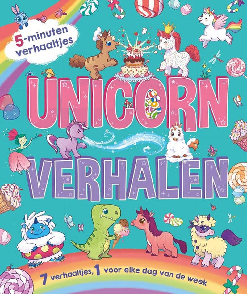 Load image into Gallery viewer, Rebo publishers unicorn verhalen. 5 minuten verhalen. 4+