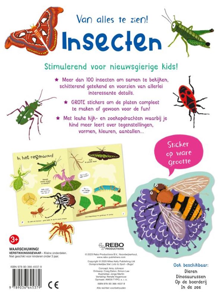 Load image into Gallery viewer, Rebo publishers van alles te zien! insecten 3+