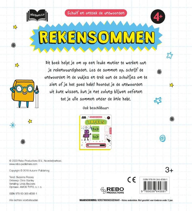 Load image into Gallery viewer, Rebo publishers rekensommen - rekenhulp