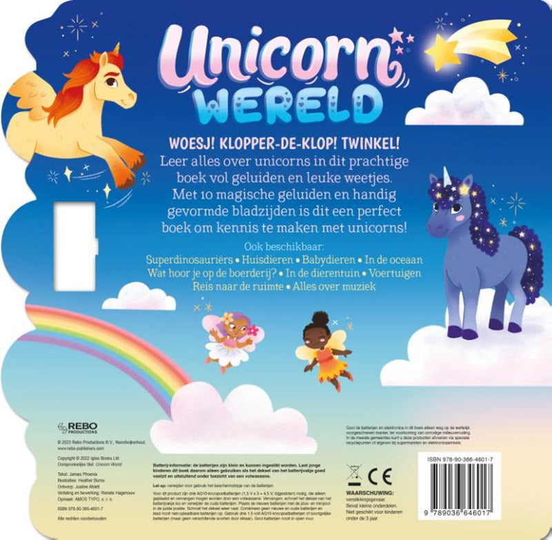 Load image into Gallery viewer, Rebo publishers unicornwereld - 10 geluidenboek
