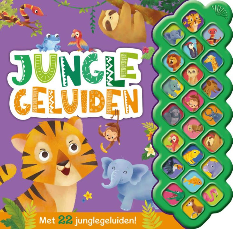 Load image into Gallery viewer, Rebo publishers geluidenboek: junglegeluiden 0+